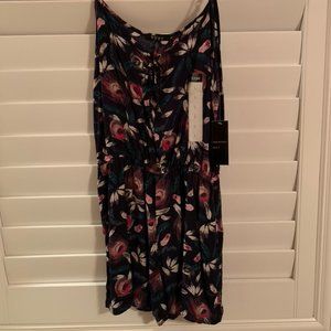 Hype Romper/Jumpsuit with Feather Design NWT